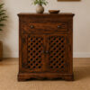 Lattice Door Cabinet