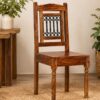 Metal Back Dining Chair