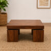 Chunky Wood Coffee Table