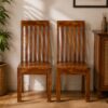 Slatted Back Dining Chair