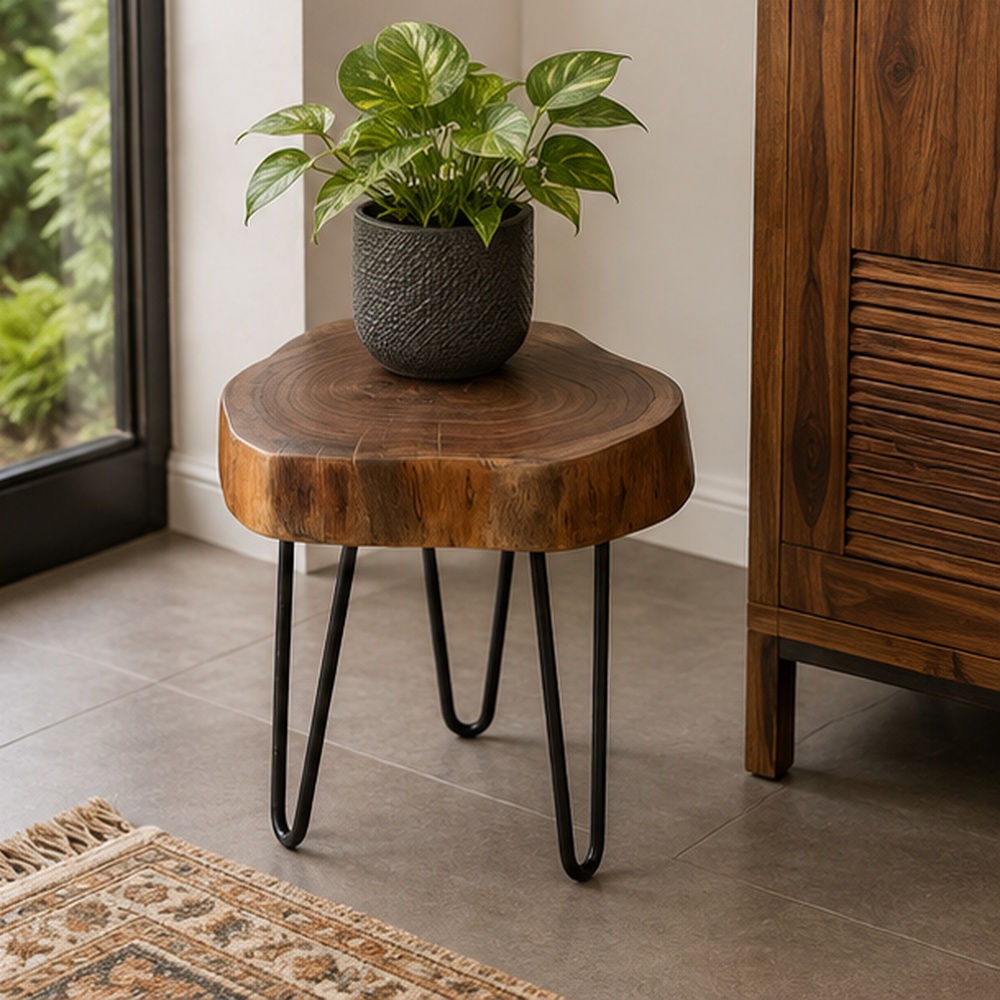 Live Edge Side Table - Image 4