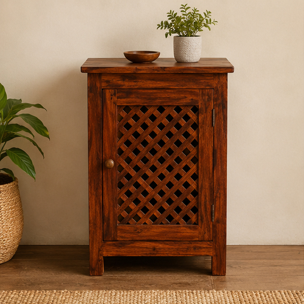 Latticewood Bedside Cabinet
